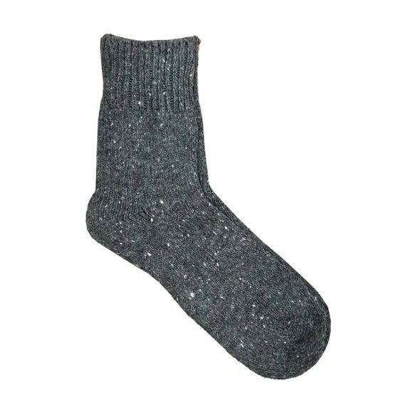 NWT Mia Gray Confetti Wool Crew Socks - Picture 5 of 5